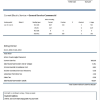 Montenegrin Elektroprivreda Crne Gore (EPCG) electricity utility bill download example in Word and PDF format
