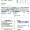 Vietnam Fuji Electric Vietnam Co. utility bill download example in Word format