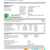 Australian Colonial First State Bank statement example in Excel and PDF format, fully editable