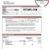 Panamanian Banco Aliado bank statement 3 - 6 months example, Word and PDF format (.doc and .pdf)