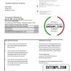 USA Georgian Gainesville First century bank statement 3 - 6 months example in .xls and .pdf file format