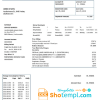 Liechtensteiner Ische Kraftwerke (LKW) electricity utility bill download example in Word and PDF format