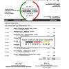 Peruvian Banco de Credito del Peruvian (BCP) proof of address bank statement 3 - 6 months example in Word and PDF format