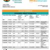Botswana First National Bank statement example in Word and PDF format, good for address prove