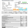 Serbian Електропривреда Србиjе electricity utility bill download example in Word and PDF format