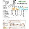 Slovenian Infrastruktura Bled utility bill download example in Word and PDF format (.doc and .pdf)