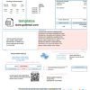 USA Texas Dasor Management and Investment utility bill download example in Word nd PDF format