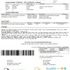 USA California Escondido City of Choice utility bill download example in Word and PDF format
