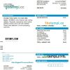 USA Washington Clark Regional Wastewater District utility bill download, Word and PDF example