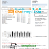 Hong Kong CLP Power Hong Kong Limited utility bill download example in Word and PDF format