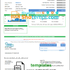 USA Consolidated Mutual Water utility bill download example in Word and PDF format