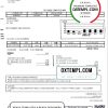 Hong Kong Water Supplies Department utility bill download example in Word and PDF format