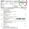 German Deutsche Handelsbank AG bank statement 3 - 6 months example in .xls and .pdf format