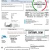 USA Western Municipal Water District utility bill download example in Word and PDF format