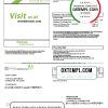 USA Windstream Holdings, Inc. utility bill download example in Word and PDF format