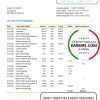Norwegian Luster Sparebank bank statement 3 - 6 months easy to fill example in Excel and PDF format