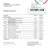 Omani Bank Muscat bank statement 3 - 6 months easy to fill example in .xls and .pdf file format