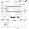 Moldovan Victoriabank proof of address statement example in Word and PDF format