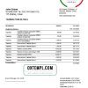Omani Bank Muscat proof of address bank statement 3 - 6 months example in Word and PDF format (.doc and .pdf)