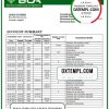 Angolan Banco Comercial Angolanno bank statement 3 - 6 months example in Word and PDF format
