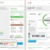 UAE Dubai Electricity & Water Authority utility bill download example in Word format (4 pages)