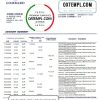 Maltese Lombard Bank Maltese p.l.c bank statement 3 - 6 months example in Word and PDF format