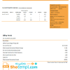 Tajikistani Barqi Tojik Company electricity utility bill download example in Word and PDF format