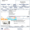 Cypriot water utility bill download example in Word and PDF format, good for address prove
