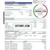 Montenegrin Atlasmont Bank statement example, Excel and PDF format (.xls and .pdf)