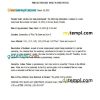 USA Florida City of Riviera Beach utility district water utility shut off notice, Word and PDF example