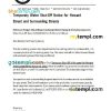 USA Texas La Banda utility water shut off notice, Word and PDF example