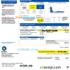 UAE Dubai Natural Gas Company Limited (Dugas) utility bill download example in Word and PDF format