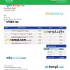 A4 Education Invoice example in word and pdf format