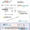 ADP earnings statement Word and PDF example