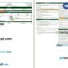 AIR SIAL airplane e-ticket, Word and PDF download template, 3 pages