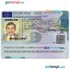 Austrian Schengen visa from Austriann embassy, PSD example, 2022