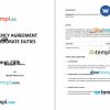 Agency Agreement Corporate Duties Word example, fully editable