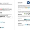 Agency Agreement Example Word example, fully editable