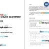 Agency Agreement Word example, fully aditable
