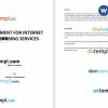 Agreement for Internet Advertising Services Word example