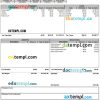 Air Doctor pay stub Word and PDF example