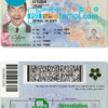 Alaska driver license PSD template