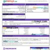 Albania Credins bank mortgage statement, editable template in PDF and Word