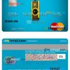 Algeria Arab Bank Algeria mastercard template in PSD format