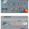 Algerian Banque de Développement Local mastercard example in PSD format