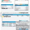 Algeria Banque exterieure d'Algerie bank mortgage statement, 3 pages, editable template in PDF and Word