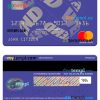 Algerian Caisse Nationale de Mutualité Agricole mastercard example in PSD format