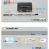 Algerian Crédit Populaire d’Algérie visa card example in PSD format