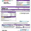 Algeria Natixis Algerie bank mortgage statement, editable template in PDF and Word
