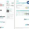 Alsa bus e-ticket, Word and PDF download template, 2 pages